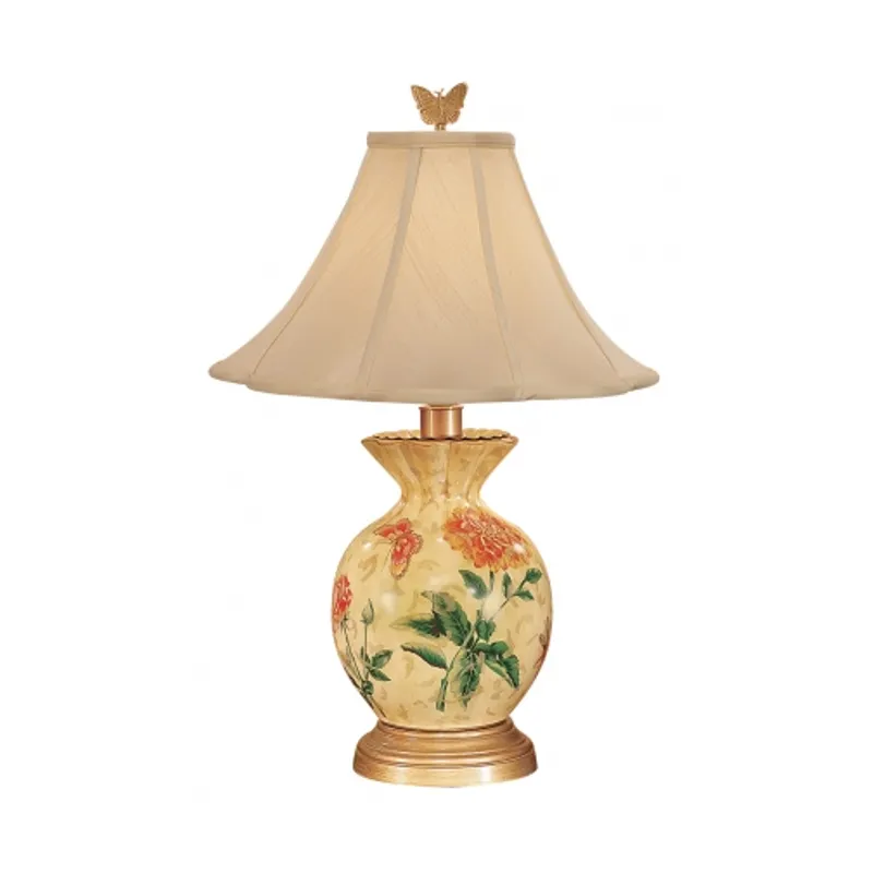 Gathered Vase Lamp