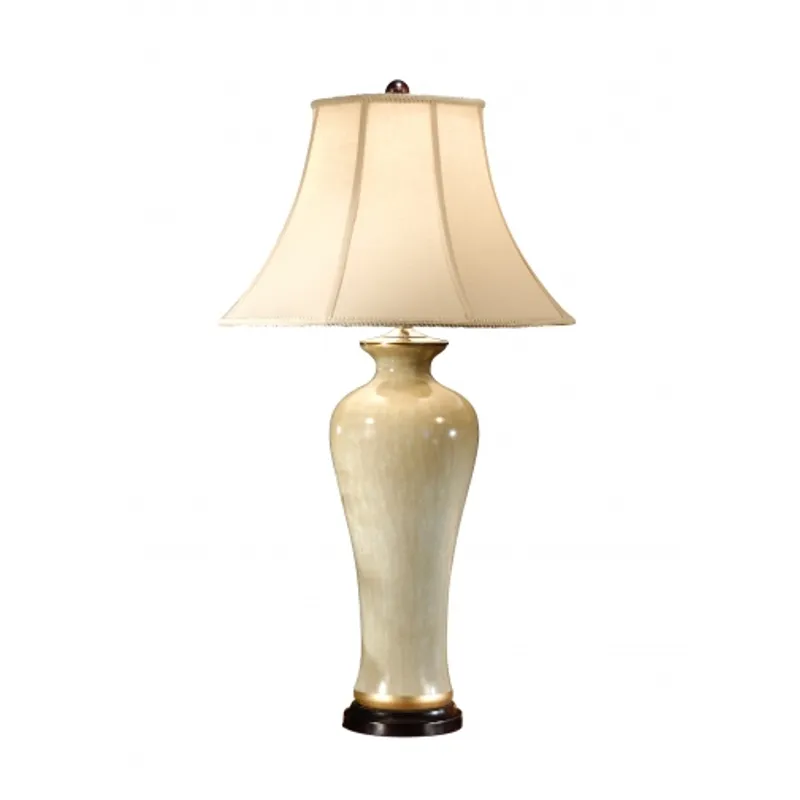 Tall Antique White Lamp