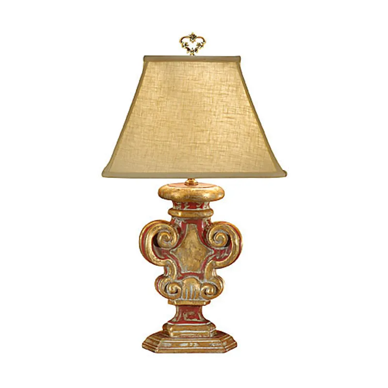 Tuscan Carving Lamp