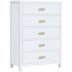 Fresno 36" 5-Drawer Chest - White