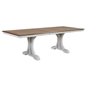 Highland 96" Pedestal Table w/ 20 in Leaf