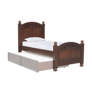 Cape Cod Panel Twin Bed - Chocolate