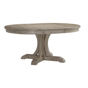Xena 66" Pedestal Table w/ 18" Leaf