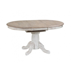 Prescott 57" Pedestal Table w/ 15" Butterfly Leaf