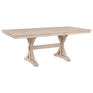 Brookhaven 78&rdquo; Trestle Table w/ 18&rdquo; Butterfly Leaf - Natural