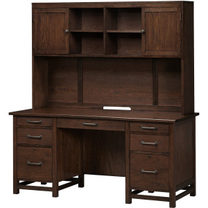Kentwood 66" Flat Top Desk & 63" Hutch