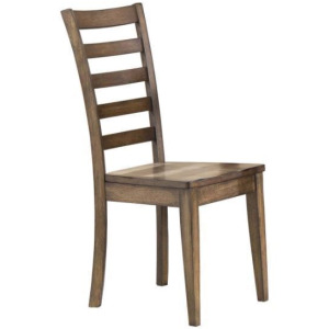 Carmel Ladderback Side Chair - Rustic Brown
