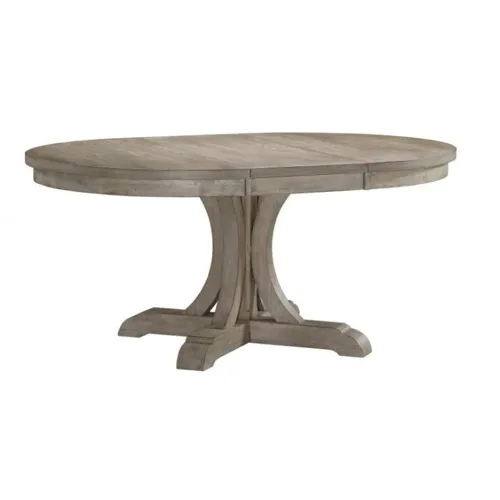Xena 66" Pedestal Table w/ 18" Leaf