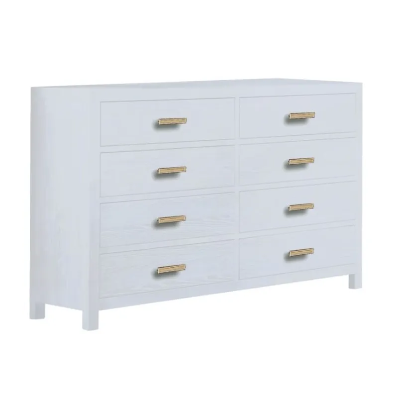 Fresno 60" 8-Drawer Dresser - White