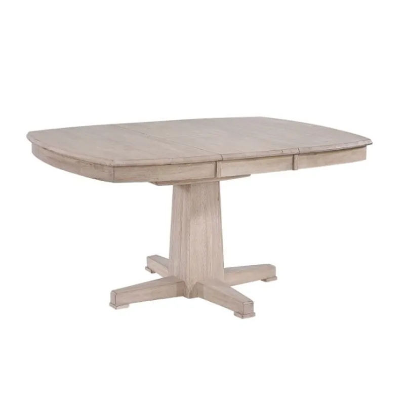 Brookhaven 57&rdquo; Pedestal Table w/ 15&rdquo; Butterfly Leaf - Natural