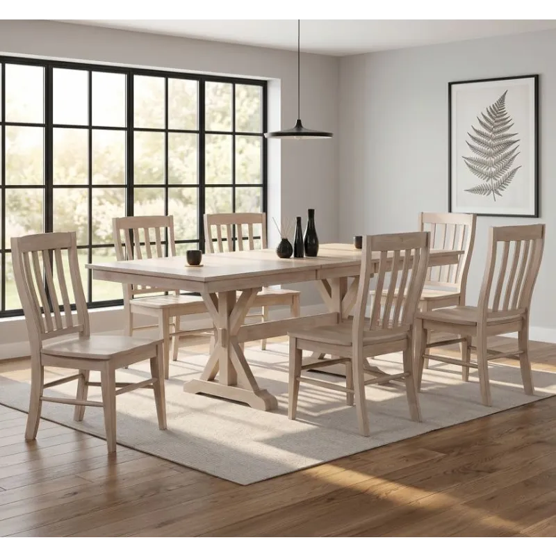 Brookhaven Rake Back Side Chair - Natural
