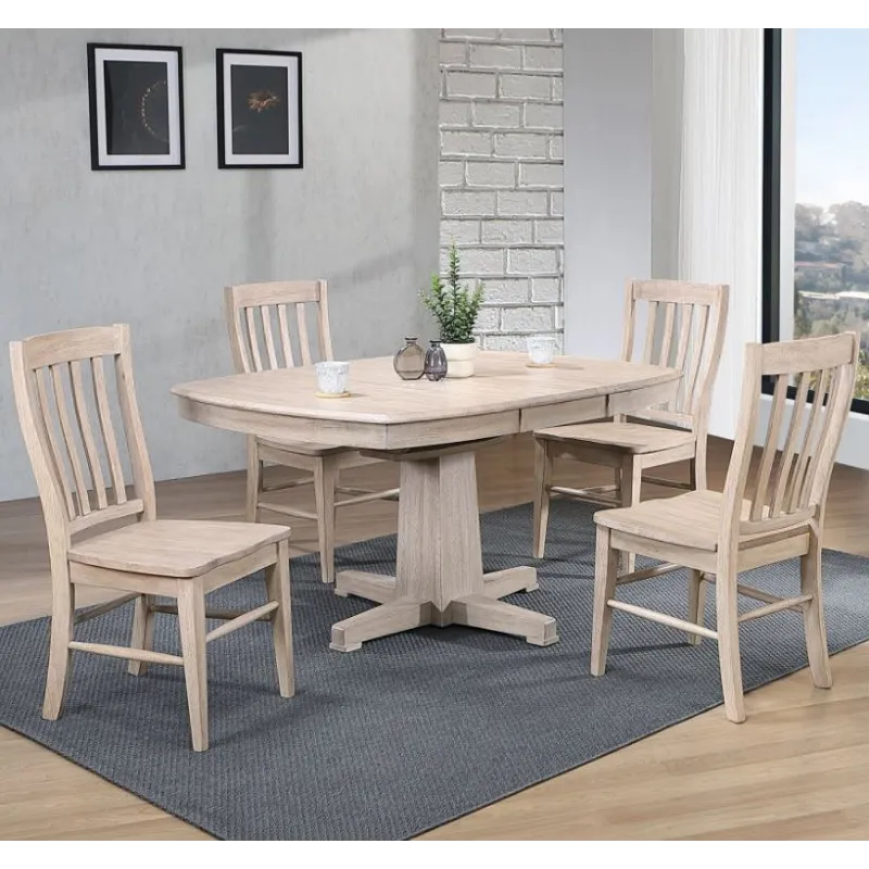 Brookhaven Rake Back Side Chair - Natural