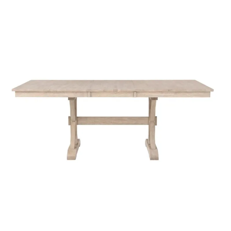 Brookhaven 78&rdquo; Trestle Table w/ 18&rdquo; Butterfly Leaf - Natural
