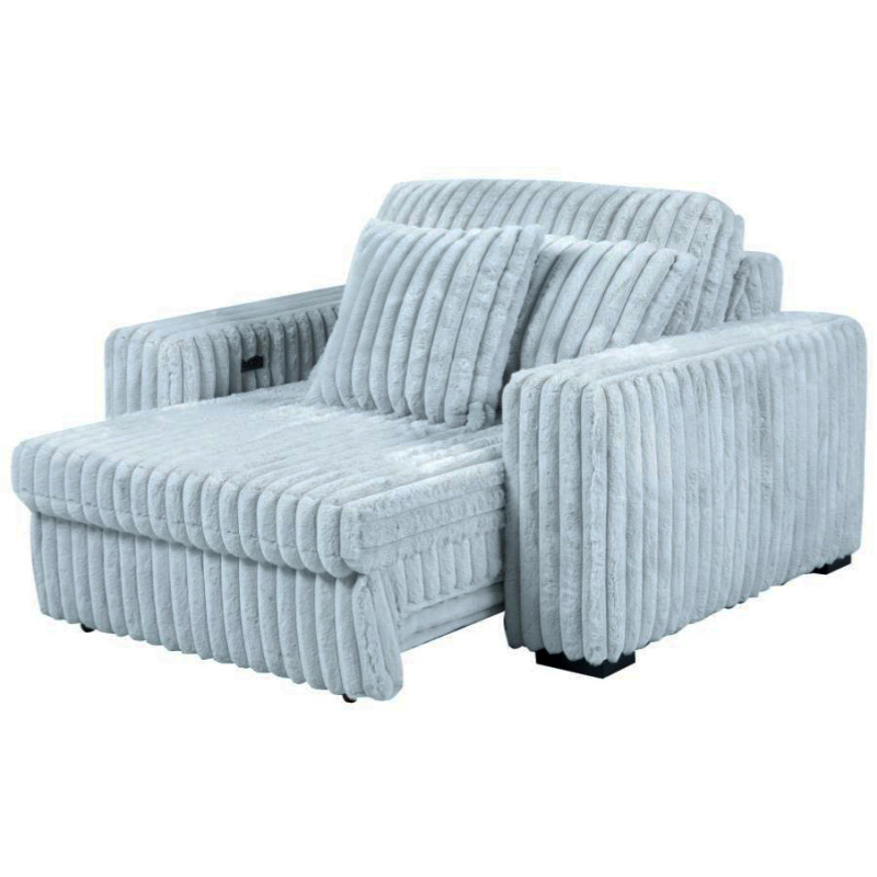 Presley Fog Power Sliding Chaise - Thumbnail 2