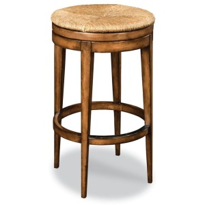 Rush Seat Counter Stool