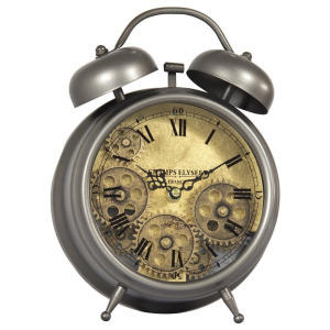 Gunpowder and Brass Gears Table Top Clock