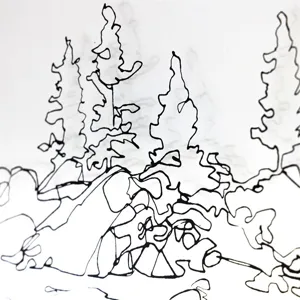 Blurred Lines I Artwork