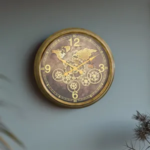 World Gear Clock