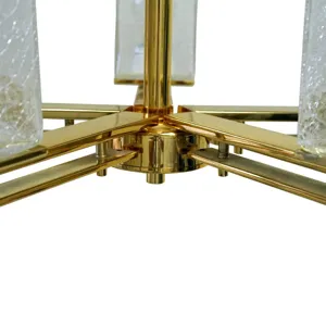 5 Light Chandelier in Copper Finish