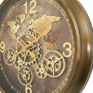 World Gear Clock