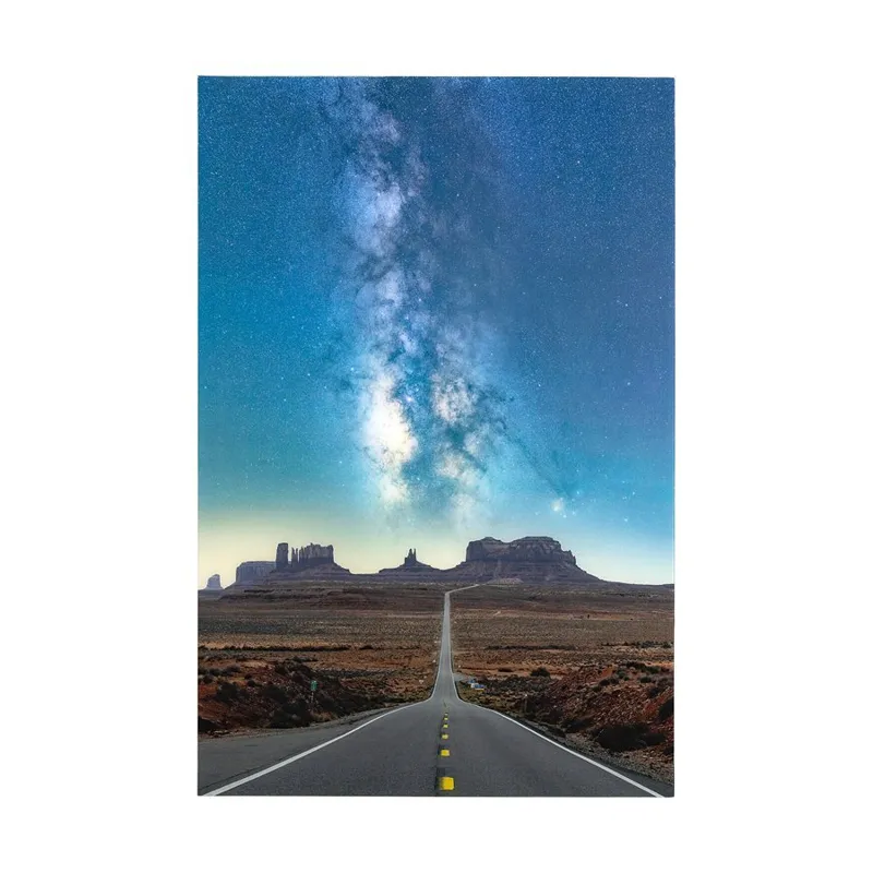 Night Drive Tempered Glass Art