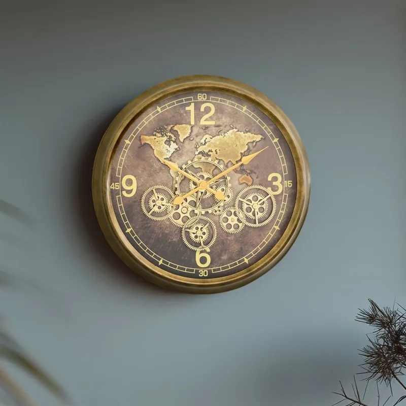 World Gear Clock