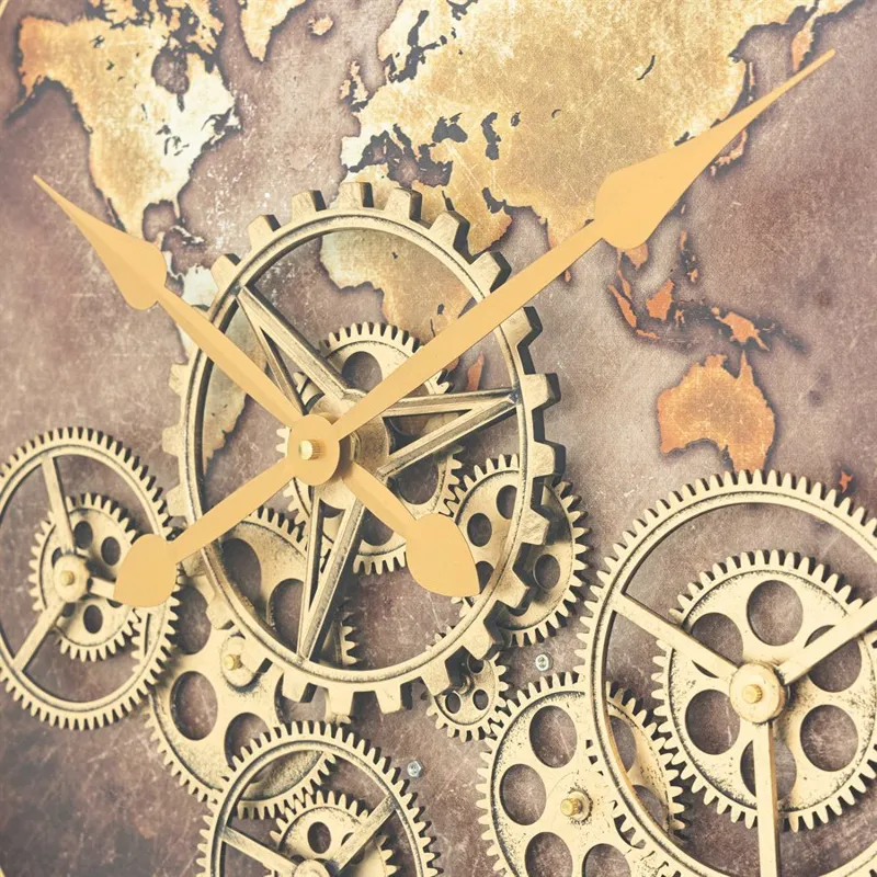 World Gear Clock