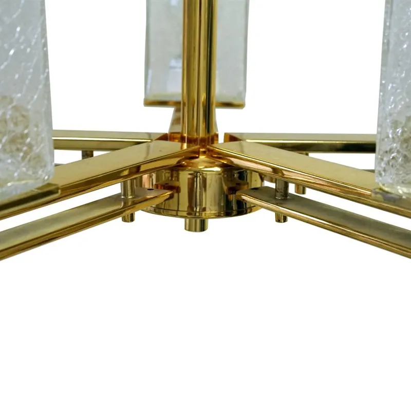 5 Light Chandelier in Copper Finish