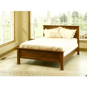 Jamestown Square Full Shaker Panel Bed with Low Footboard
