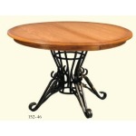 Iron Pedestal Table