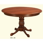 Reeded Single Pedestal Table
