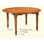 Round Antique Extension Table