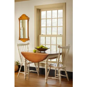 Round Dropleaf Table