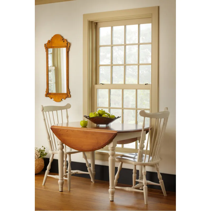 Round Dropleaf Table