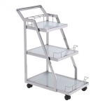ACROPOLIS SERVING CART STAINLESS STEEL