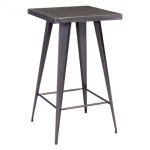 OLYMPIA BAR TABLE GUNMETAL